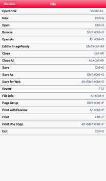 Shortcuts for Photoshop CS6 screenshot 14
