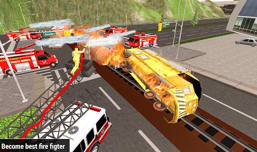 Train Fire Rescue Simulator 2019 screenshot 12