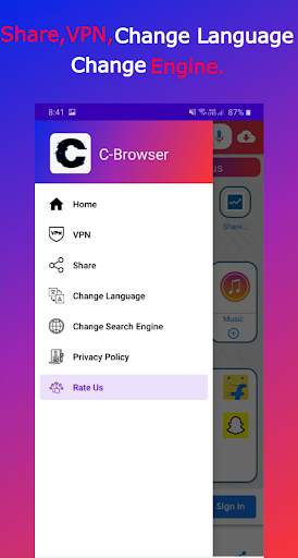 C-Browser  All in one Browser screenshot 2
