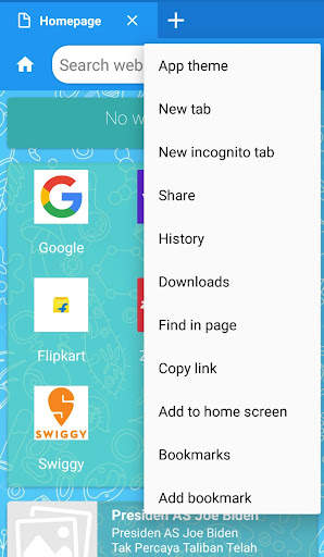 5G Browser screenshot 2