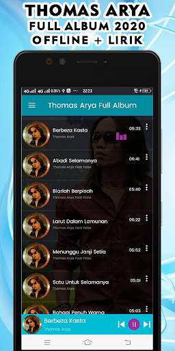 Thomas Arya Full Album Offline Plus Lyrics screenshot 2