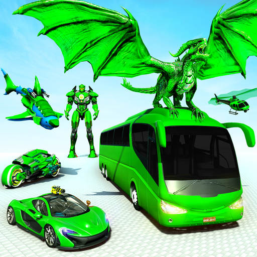 Flying Bus Robot Car Transform 2.6