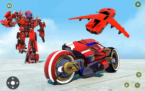 Bike Robot Car Game: Police Robot Transform Games screenshot 1