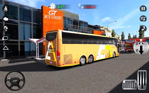 Bus driving: Parking bus 3d screenshot 2