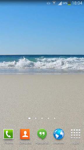 Ocean Waves Live Wallpaper HD8 screenshot 1