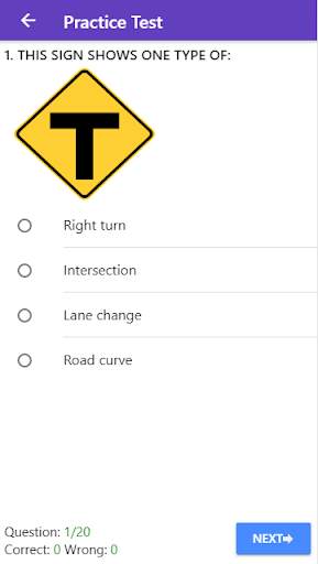 Practice Test USA & Road Signs screenshot 3
