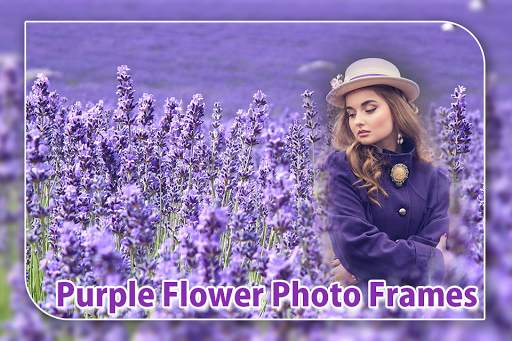Purple Flowers Photo Frame screenshot 3