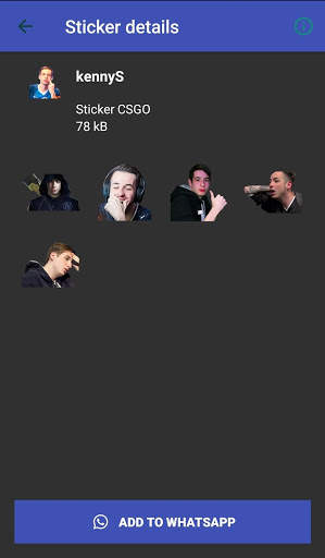 Players CSGO Stickers screenshot 7