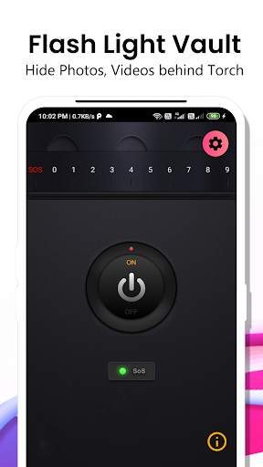 FlashLight Vault  Hide Photo Video screenshot 1