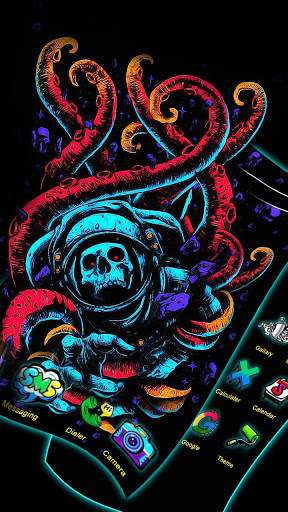 Graffiti, Octopus Themes, Live Wallpaper screenshot 2