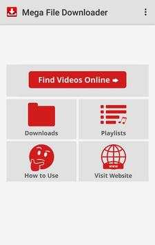 Mega File Downloader screenshot 2