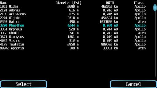 Asteroid Watch Lite screenshot 2