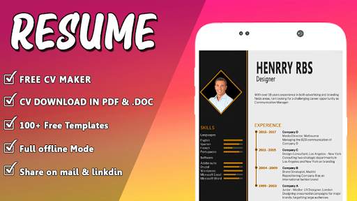 CV Maker Resume Builder screenshot 1