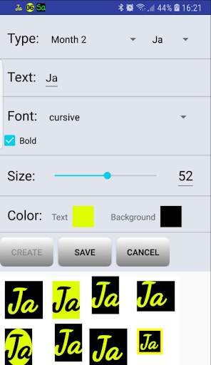 DateBar - date in status bar screenshot 2