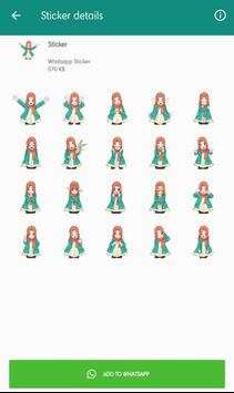 Muslimah sticker for WhatsApp screenshot 3