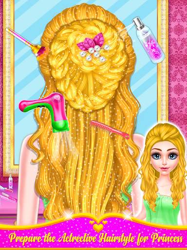 Sweet Princess Hair Do Design - Hair Stylist Games screenshot 1