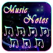 Music Notes Keyboard Theme 10001003