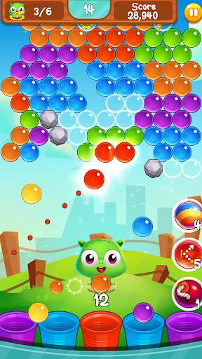 Permainan bola gelembung screenshot 1