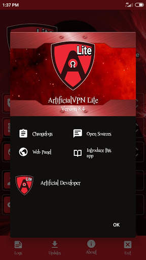 ArtificialVPN New Lite screenshot 2