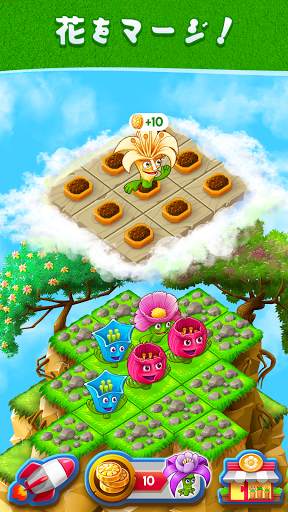 Blooming Flowers:マージ & 放置。花をマー screenshot 1