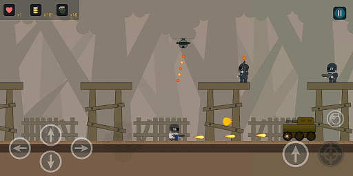 Metal Fire: Retro Action 2D Shooter Game screenshot 2