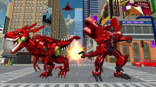 Dinosaur Robot Jet Games screenshot 2