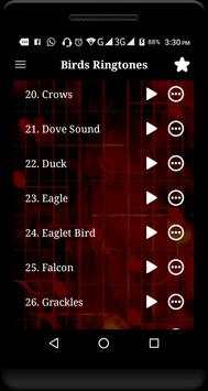 Birds Ringtones स्क्रीनशॉट 3