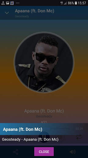 Geosteady songs, offline screenshot 4