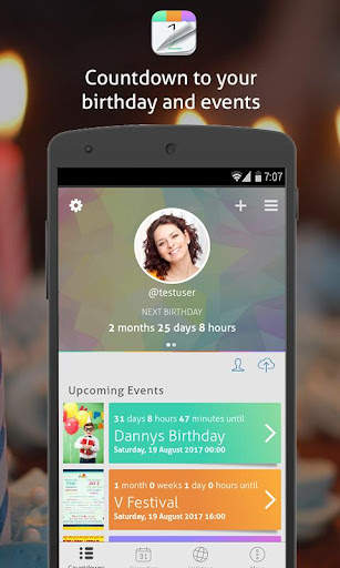 Countdown  Widgets Calendar Lite screenshot 1