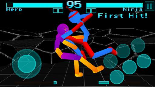 Stickman Fighting Neon Warrior screenshot 7