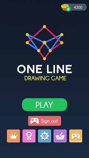 One Line Drawing Game screenshot 1