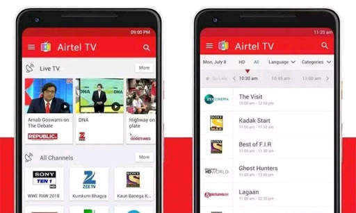 Free Airtel TV HD Channels Guide 2020. screenshot 2