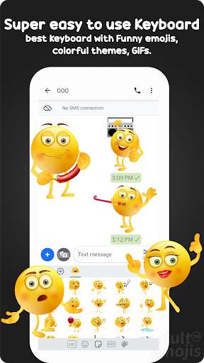 Funny Emoji Sticker Keyboard screenshot 4