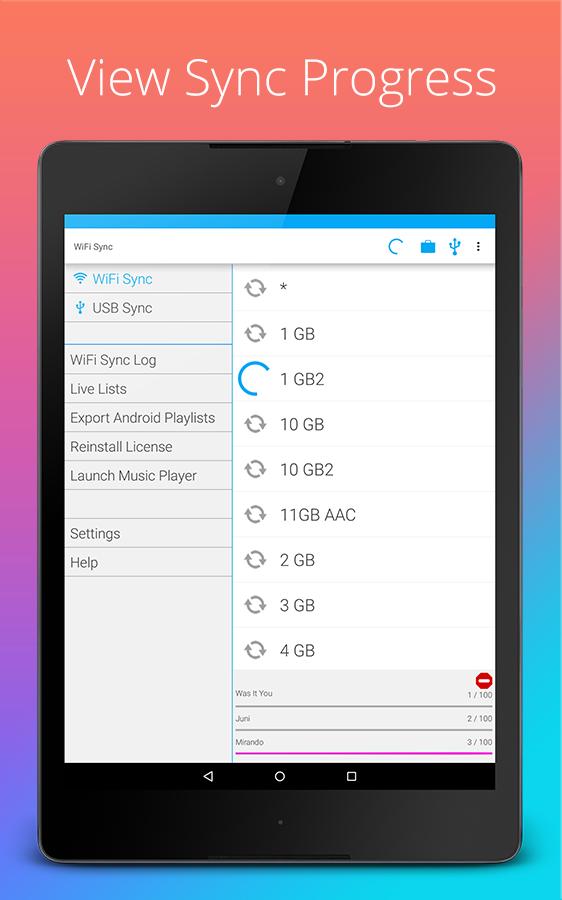 iSyncr: Sync iTunes to Android 10 تصوير الشاشة