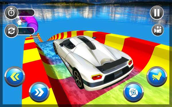 Car Racing in Water Slide - Race Games screenshot 5