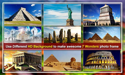 7 Wonder Photo Frame : Wonders Of The World Editor screenshot 3