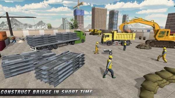River Road Smart Bridge Builder Construction Game screenshot 1