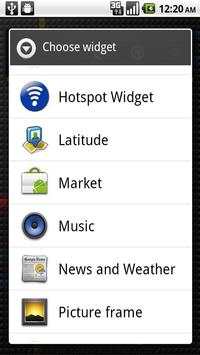 Hotspot Widget screenshot 1