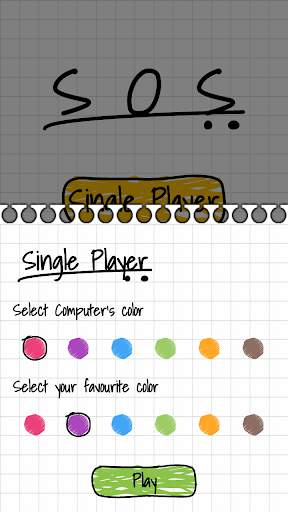 SOS Game: Pen and Paper XOX screenshot 3