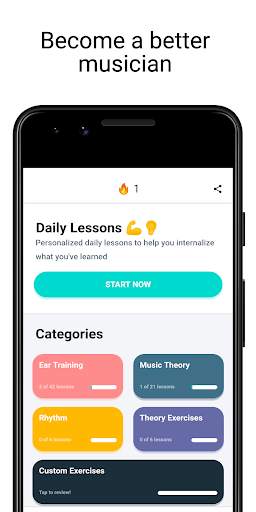 Solfej: Ear Trainer & Music Theory screenshot 1