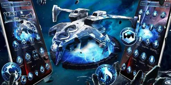 Galaxy Tech Spacecraft Theme screenshot 4
