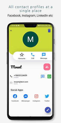 Contacts GenX - Social Profiles, Groups, Dialpad screenshot 1