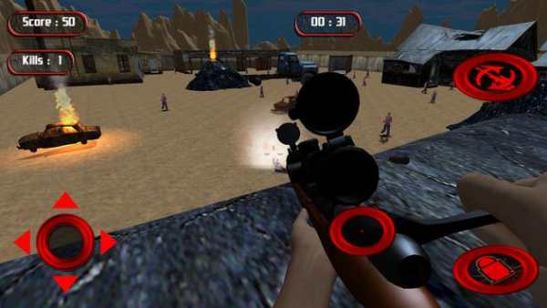 sniper assasin zombie menembak screenshot 1