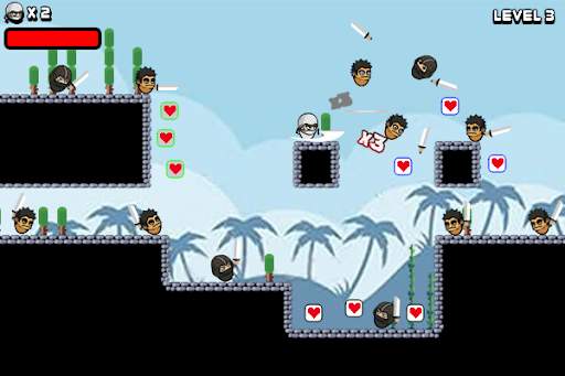 ninja mini - platfrom game screenshot 3