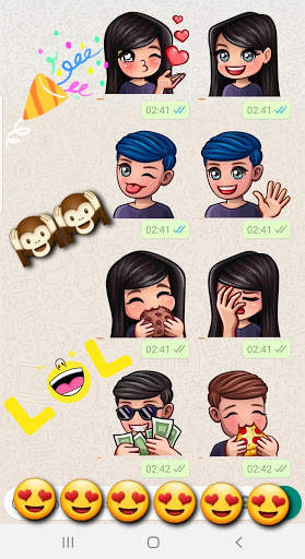 Emoji Stickers WAStickerApps screenshot 1