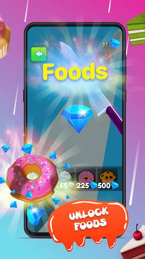 Perfect Cake Slices: Fun Food Cutting Game screenshot 3