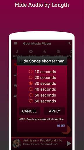 Geet Music player screenshot 8