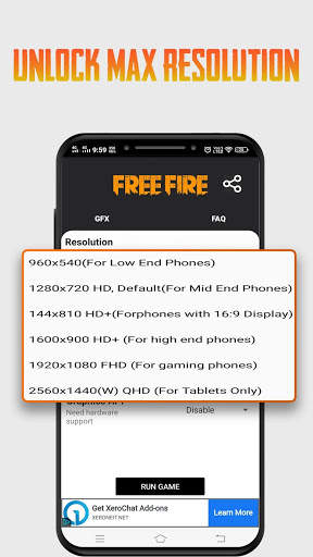 GFX Tool Free Fire Pro Booster- Free Fire GFX Tool screenshot 2