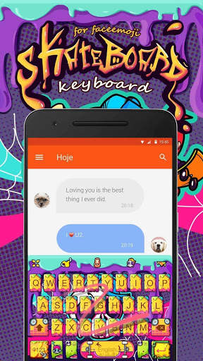 Skateboard Keyboard Theme screenshot 4