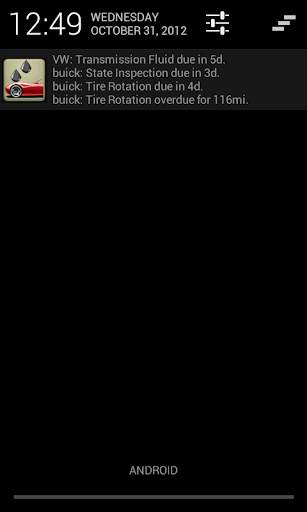 Car Maintenance Reminder Lite screenshot 8